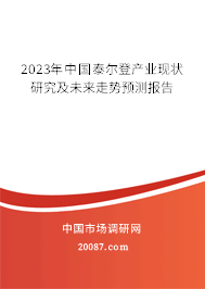 2023年中国泰尔登产业现状研究及未来走势预测报告