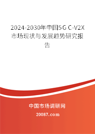 2024-2030年中国5G C-V2X市场现状与发展趋势研究报告