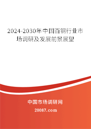 2024-2030年中国百钢行业市场调研及发展前景展望