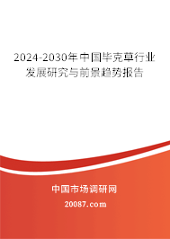 2024-2030年中国毕克草行业发展研究与前景趋势报告