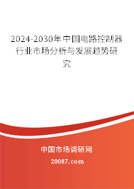 2024-2030年中国电路控制器行业市场分析与发展趋势研究