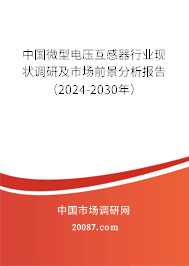 中国微型电压互感器行业现状调研及市场前景分析报告（2024-2030年）