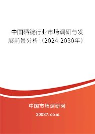 中国硒锭行业市场调研与发展前景分析（2024-2030年）