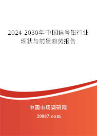 2024-2030年中国信号钳行业现状与前景趋势报告