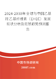 2024-2030年全球与中国乙基羟乙基纤维素（EHEC）发展现状分析及前景趋势预测报告