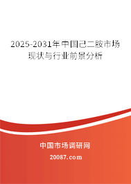 2025-2031年中国己二胺市场现状与行业前景分析 2025-2031年中国己二胺市场现状与行业前景分析
