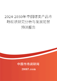 2024-2030年中国球类产品市场现状研究分析与发展前景预测报告