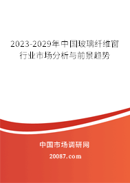 2023-2029年中国玻璃纤维窗行业市场分析与前景趋势