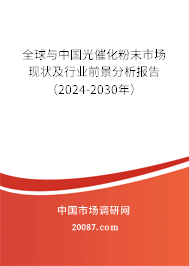 全球与中国光催化粉末市场现状及行业前景分析报告（2024-2030年）