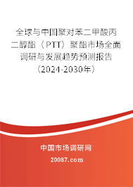 全球与中国聚对苯二甲酸丙二醇酯（PTT）聚酯市场全面调研与发展趋势预测报告（2024-2030年）