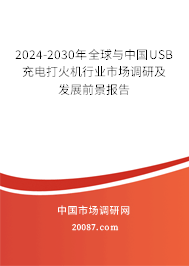 2024-2030年全球与中国USB充电打火机行业市场调研及发展前景报告