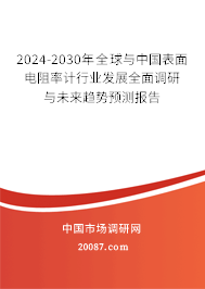 2024-2030年全球与中国表面电阻率计行业发展全面调研与未来趋势预测报告