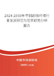 2024-2030年中国超级纤维行业发展研究与前景趋势分析报告