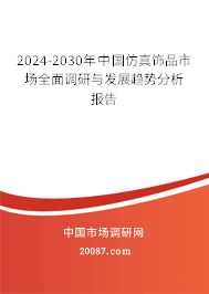 2024-2030年中国仿真饰品市场全面调研与发展趋势分析报告