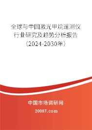 全球与中国激光甲烷遥测仪行业研究及趋势分析报告（2024-2030年）