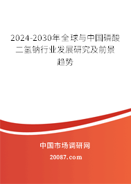 2024-2030年全球与中国磷酸二氢钠行业发展研究及前景趋势