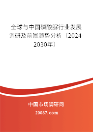 全球与中国磷酸脲行业发展调研及前景趋势分析（2024-2030年）