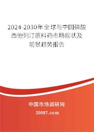 2024-2030年全球与中国磷酸西他列汀原料药市场现状及前景趋势报告