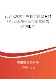 2024-2030年中国屏蔽复合材料行业发展研究与前景趋势预测报告