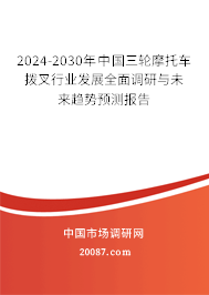 2024-2030年中国三轮摩托车拨叉行业发展全面调研与未来趋势预测报告