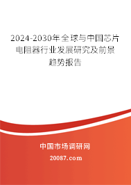 2024-2030年全球与中国芯片电阻器行业发展研究及前景趋势报告