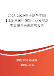 2023-2029年全球与中国1,3,5-苯三甲酰氯行业发展深度调研与未来趋势报告