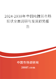 2024-2030年中国电推剪市场现状全面调研与发展趋势报告