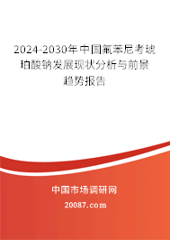 2024-2030年中国氟苯尼考琥珀酸钠发展现状分析与前景趋势报告