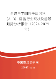 全球与中国原子层沉积（ALD）设备行业现状及前景趋势分析报告（2024-2029年）