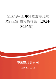 全球与中国冲牙器发展现状及行业前景分析报告（2024-2030年）