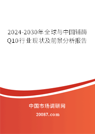 2024-2030年全球与中国辅酶Q10行业现状及前景分析报告