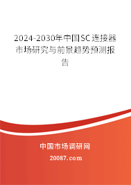 2024-2030年中国SC连接器市场研究与前景趋势预测报告