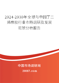 2024-2030年全球与中国丁二烯橡胶行业市场调研及发展前景分析报告