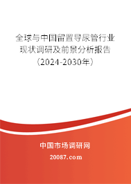 全球与中国留置导尿管行业现状调研及前景分析报告（2024-2030年）