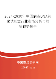 2024-2030年中国病毒DNA纯化试剂盒行业市场分析与前景趋势报告