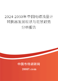 2024-2030年中国电磁流量计转换器发展现状与前景趋势分析报告