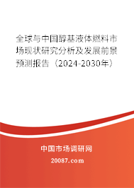 全球与中国醇基液体燃料市场现状研究分析及发展前景预测报告（2024-2030年）