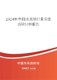 2024年中国金属钠行业深度调研分析报告