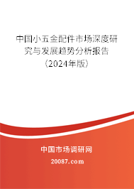 中国小五金配件市场深度研究与发展趋势分析报告（2024年版）