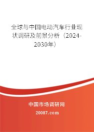 全球与中国电动汽车行业现状调研及前景分析（2024-2030年）