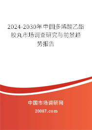 2024-2030年中国多烯酸乙酯胶丸市场调查研究与前景趋势报告