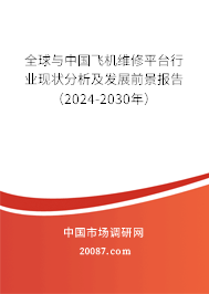 全球与中国飞机维修平台行业现状分析及发展前景报告（2024-2030年）