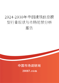 2024-2030年中国建筑信息模型行业现状与市场前景分析报告