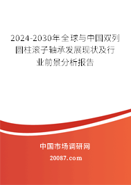 2024-2030年全球与中国双列圆柱滚子轴承发展现状及行业前景分析报告