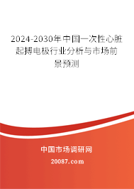 2024-2030年中国一次性心脏起搏电极行业分析与市场前景预测