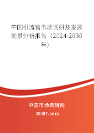 中国引流管市场调研及发展前景分析报告（2024-2030年）