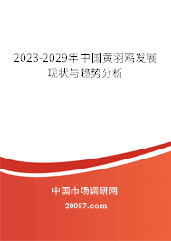 2023-2029年中国黄羽鸡发展现状与趋势分析