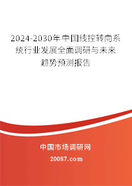 2024-2030年中国线控转向系统行业发展全面调研与未来趋势预测报告