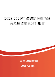 2023-2029年磁铁矿粉市场研究及投资前景分析报告