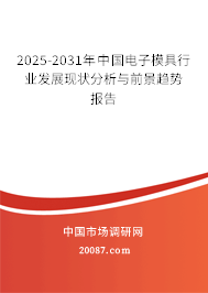 2025-2031年中国电子模具行业发展现状分析与前景趋势报告 2025-2031年中国电子模具行业发展现状分析与前景趋势报告